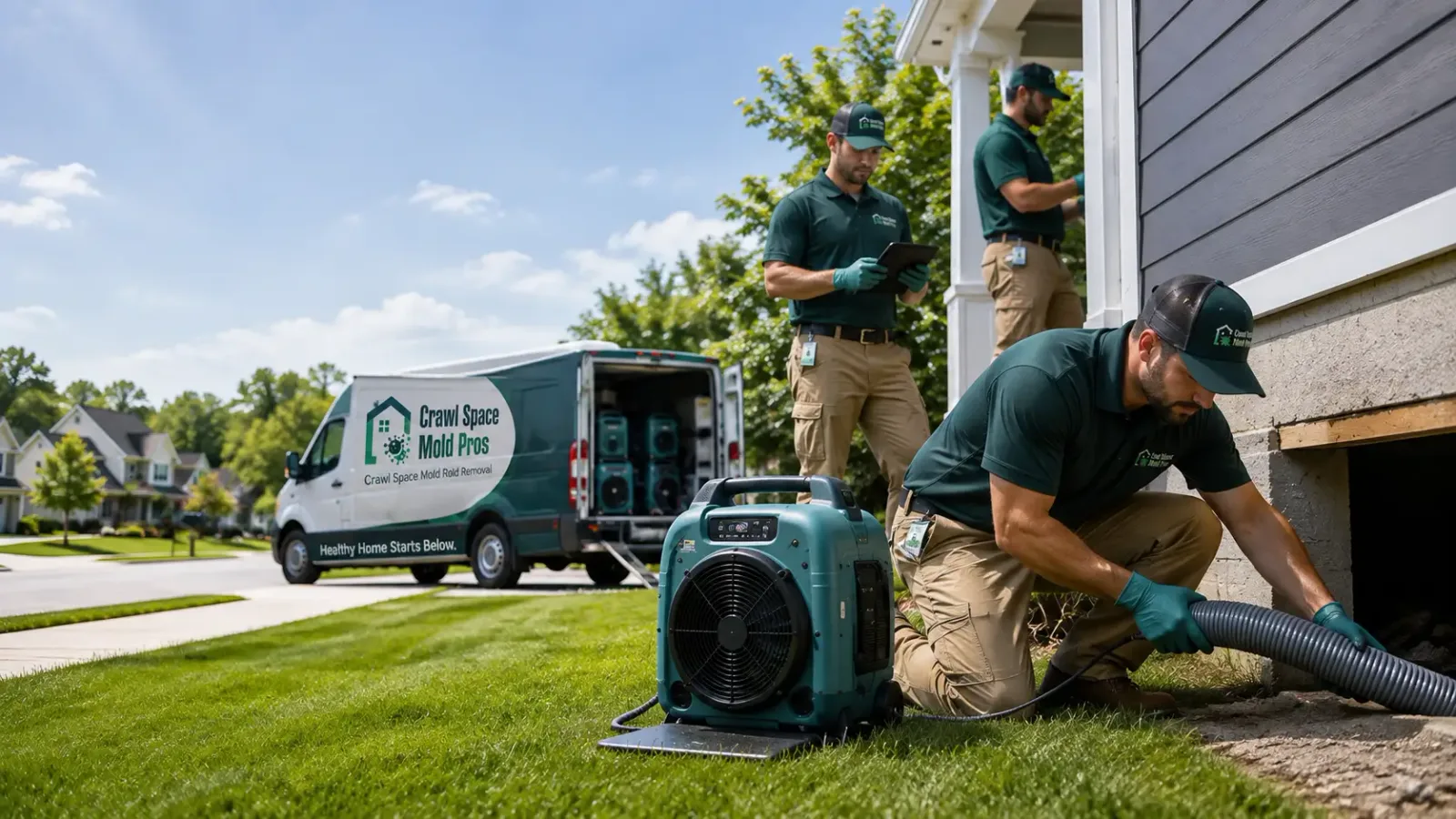 Crawl Space Mold Removal in Kirkwood, IL